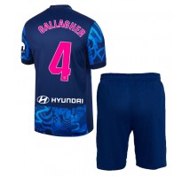 Atletico Madrid Conor Gallagher #4 Koszulka Trzecia dzieci 2024-25 Krótki Rękaw (+ krótkie spodenki)